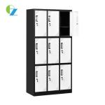 Staff Work Clothes Steel Office Lockers Box Storage School 9 Door Steel Locker