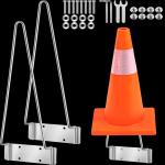 Carbon Steel Hairpin Truck Traffic Cone Storage Bracket with Pre-Drilled