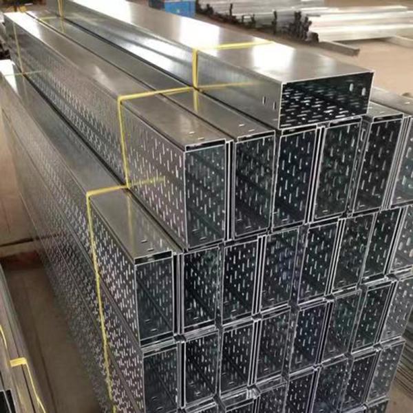 Safe Installation Metal Cable Tray Industrial Setting 2 Years Warranty