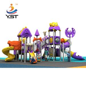 Wholesale High quality kids toy outdoor playground plastic combined slides for sale from china suppliers