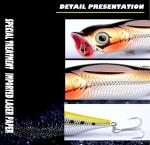 9.20cm 17g Laser Bionic Fishing Bait 3 Plastic Lures Sea Fishing