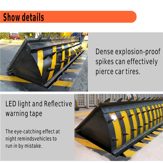 3.7KW K12 Hydraulic Road Blocker System IP68 Automatic Road Blocker