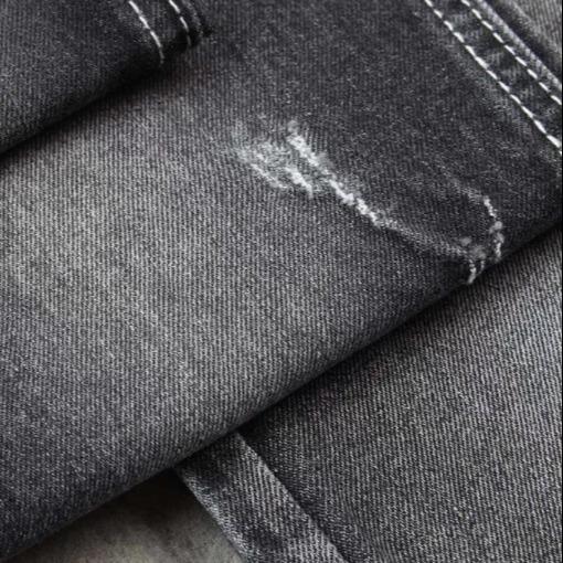Sanforizing Twill Tencel Spandex Fabric 300/40D Cotton Polyester Denim Sulfur