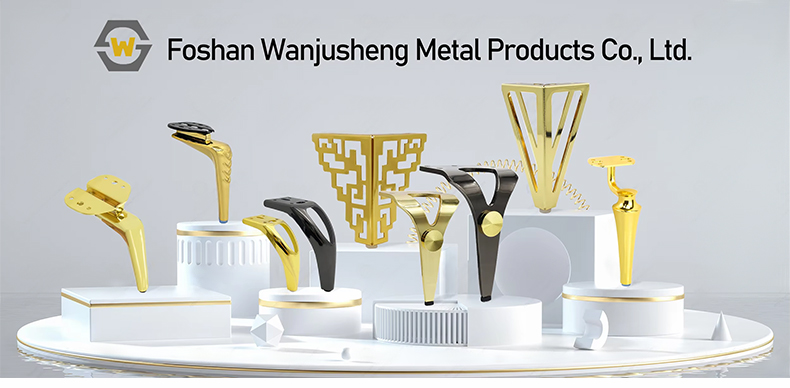 Modern Light Luxury Support Legs for Coffee Tables Minimalist Sofa Legs Wire Rod Furniture Hardware Feet with Steel Balls