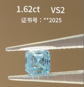 Wholesale Asscher Blue Diamond Cultivated Diamonds Lab Grown Diamond for Earing Necklace from china suppliers