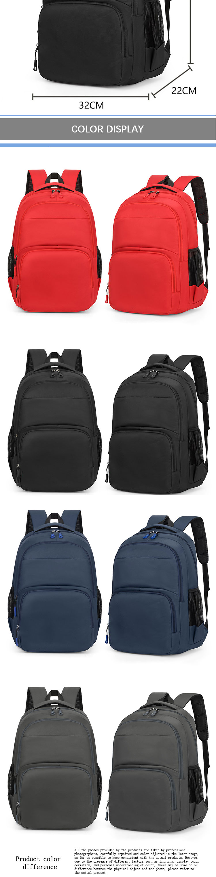 Sympathybag Sports Fast Delivery Quilted Backpack Bag Waterproof Anti Theft Travel Waterproof Student School Bags