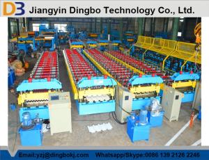 Wholesale Chain Drive System Roof Panel Roll Forming Machine With Cr12 Metal Steel from china suppliers
