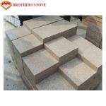G682 Rusty Yellow Granite Stone Slabs , G682 Sunset Gold Granite Fashionable