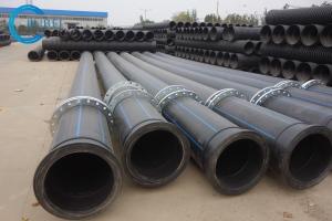 Wholesale Connection Steel Flanges HDPE Slurry Pipe With Pressure 0.4 - 2.0Mpa from china suppliers