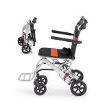 Aircraft Model Foldable Lightweight Manual Wheelchair Aluminum Steel Wheelchair