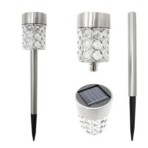Wholesale 35.5cm Solar Powered LED Ground Lights Waterproof 2W Stainless Steel from china suppliers