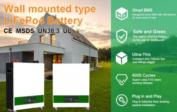 Powerwall 10kwh Home Lithium Battery Solar Storage 48v 100ah 200ah 10Kwh Power