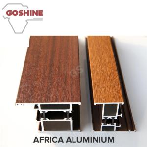 Wholesale Rich Decoration Wood Finish Aluminium Profiles Colorful Luster 2500T Extrusion from china suppliers