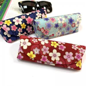 Wholesale Small floral canvas glasses bag, custom sunglasses box from china suppliers