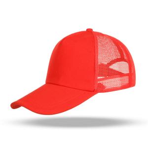 Wholesale 60cm Baseball Breathable Mesh Caps Embroidery SGS Red Color Cotton Canvas from china suppliers