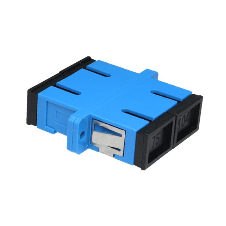 2 Cores Plastic Fiber Optic Face Plate Socket Panel SC Connector Type