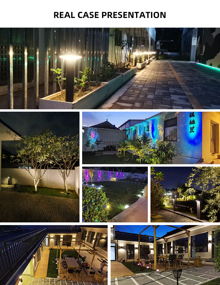 80LM Colorful Solar Ground Lights Outdoor1.5W Solar Floor Lamp With Mono Solar Panel