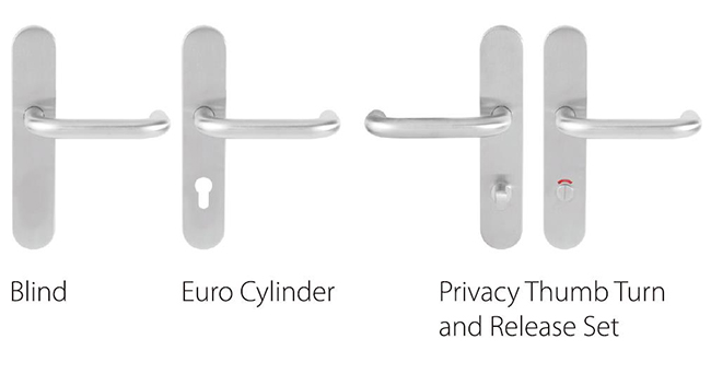 escutcheon option of EN1634-1 fire rated door handles
