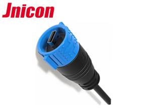 China 180 Degree Vertical IP67 USB Connector Water Resistant PBT / PA66 Material on sale
