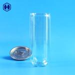 Leakage Proof 8oz Clear Plastic Soda Can Disposable Fully Airtight