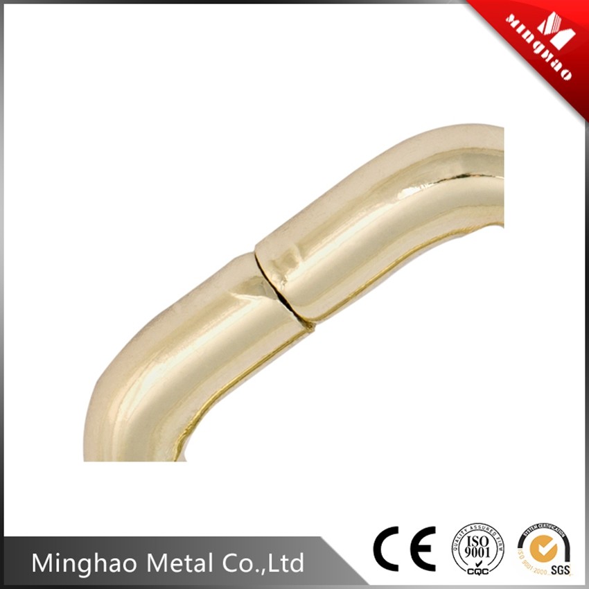 High quality Iron wire D-rings buckle in bag accessories,12.8*19.43mm