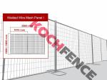 Galvanized Temporary Chain Link Fence , Welded Wire Fence For Construction Site