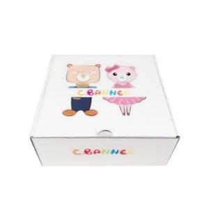 Wholesale 250gsm Corrugated Paper Box UV Varnishing Children Shoes Packaging Box from china suppliers