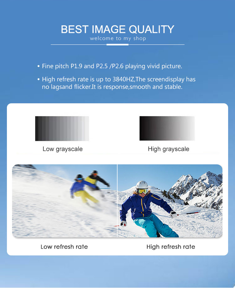High Resolution 2023 Design Ultra Slim Indoor Fixed Led Video Wall Digital Led Display