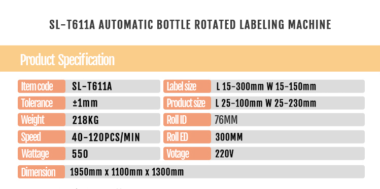 Motor Core Components Horizontal Bottle Labeling Machine for Automatic Paper Stickers