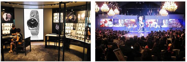 Energy Saving Full Color Indoor LED Video Wall Rental for Stage Background
