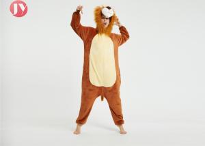 Wholesale Wholesale Supersoft Fluffy Flannel 3D LION Kigurumi Romper Onesie pajamas from china suppliers