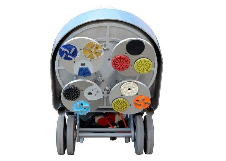 Aluminum Die Casting 20HP Concrete Floor Grinder With Dust Suction