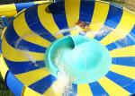 140cm Guest Hight Bowl Water Slide Commercial Playground Equipment 1 Year