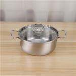 Stainless Steel Kitchenware 12pcs Cookware Set 16/18/20/22/24cm Soup Pot Food