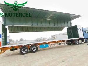 Wholesale 21T - 30T Wingspan Semi Trailer 2 Axles Semi Van Trailer from china suppliers