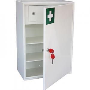 Wholesale Empty Metal First Aid Cabinet , Medical Storage Cabinet With Drawer from china suppliers
