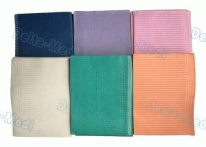 Wholesale Multi Color Paper PE Disposable Dental Bibs Pad For Hospital / Dental Clinic from china suppliers