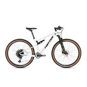 Wholesale T1000 Carbon Fiber Full Suspension Mountain Bike SHIMANO XT M8100-12S from china suppliers
