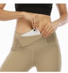 XS-5XL Waist Pocket Womens Yoga Leggings Tight Fit High Elastic