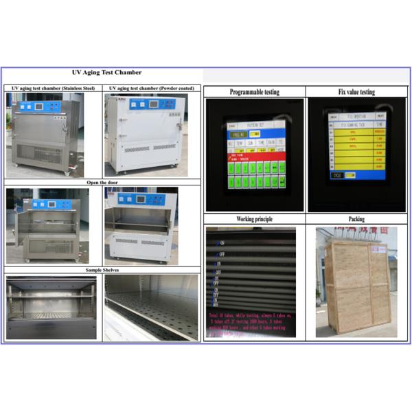 UVA UVB UV Light Aging Stability Test Chamber , Climate Resistant Uv Testing Equipment