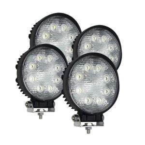 Wholesale 1920lm 90° 24 Watt LED Round Flood Lights For Industrial Vehicles from china suppliers