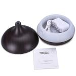 HomeFish Wood Grain USB Ultrasonic Aroma Humidifier Mist Output 30ml/H