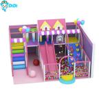 Pink Macaron Themed Kids Amusement Park For Kindergarten Playgrounds 3D Design