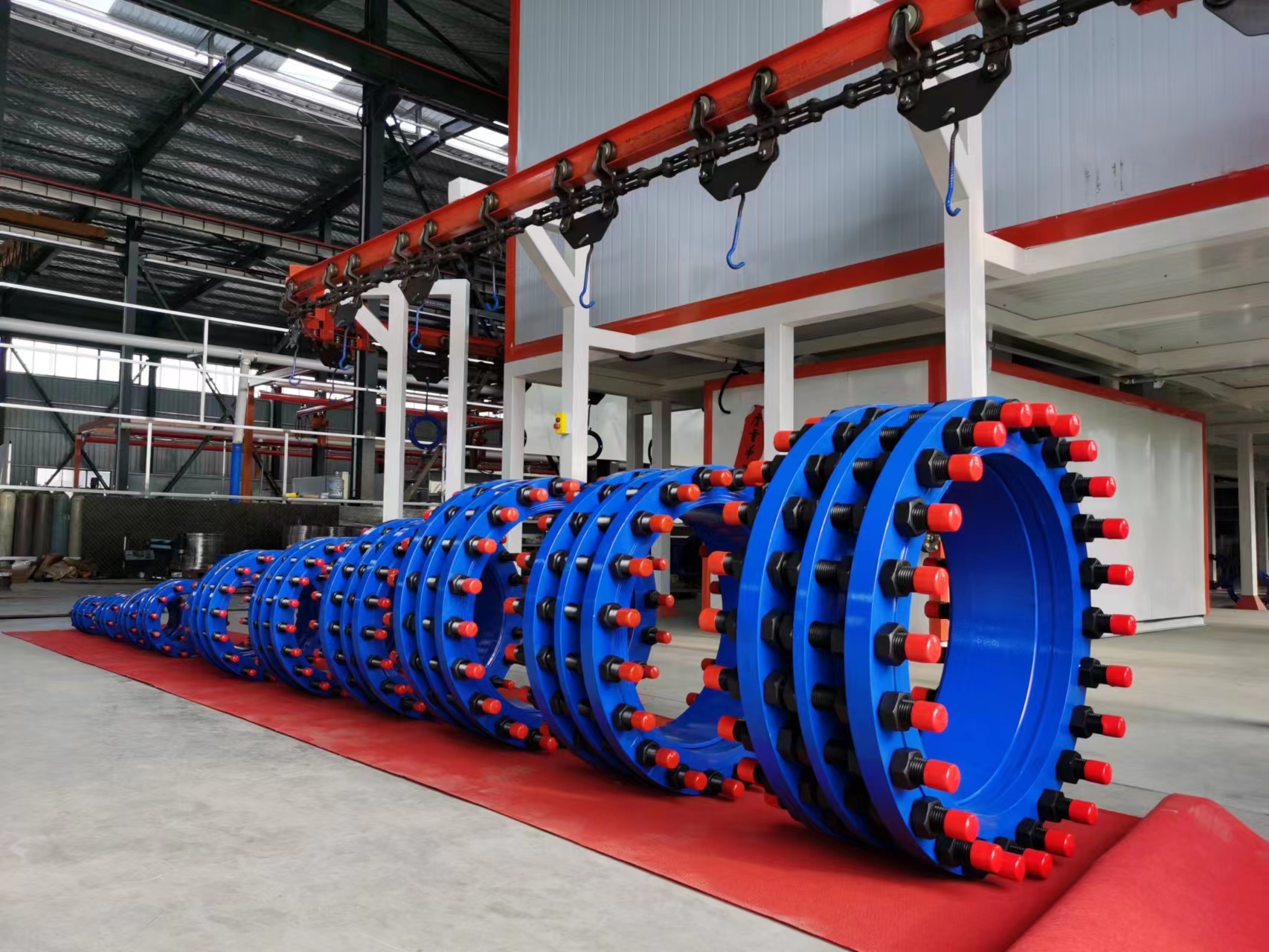 Carbon Steel Pipeline Double Flange Limit Expansion Disassembly Joint For Casting