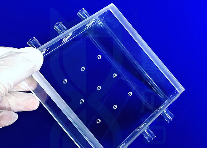 Transparent Quartz Crucible 2.2g / Cm3 Experimental Instrument