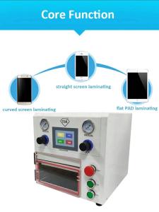 Wholesale TBK 108P 7 inch curved screen repair vacuum laminating machine for iphone Samsung edge LCD OCA laminator refurbishing ma from china suppliers