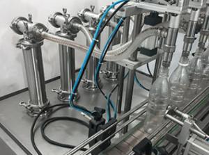 Wholesale Four Nozzles Automatic Liquid Filling Machine , Automatic Bottle Filling Machine from china suppliers