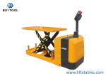 1 Ton Battery Operated High Lift Pallet Truck 2000kg 2500kg 1000mm With Platform