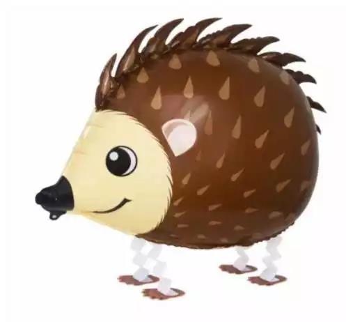 Wholesal New Arrival Cute Walking Animal Pet Hedgehog Helium Balloons Globos For
