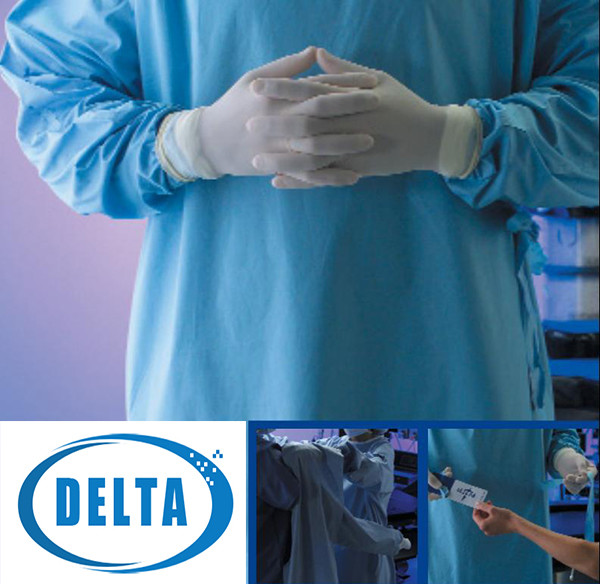 Disposable latex sterile examination gloves,white,L,latex with powder for hospital,food industry and beauty.